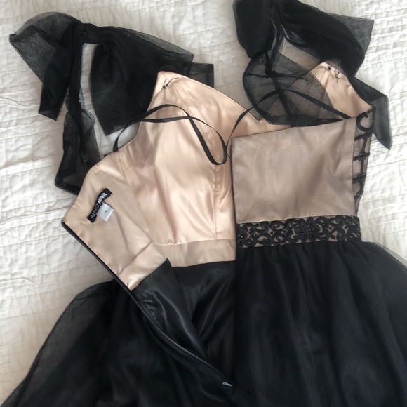 Fashion Nova Beaded Formal Dress Womens Size 1/2 - Picture 8 of 14